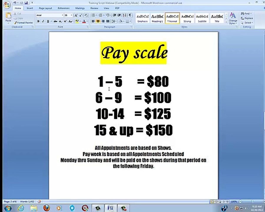 Pay Scale