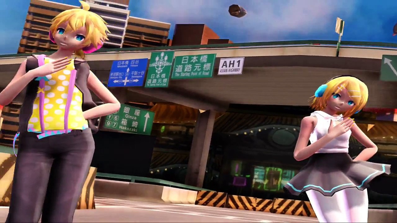 【mmd】Kiss me 【Len x Rin Kagamine】