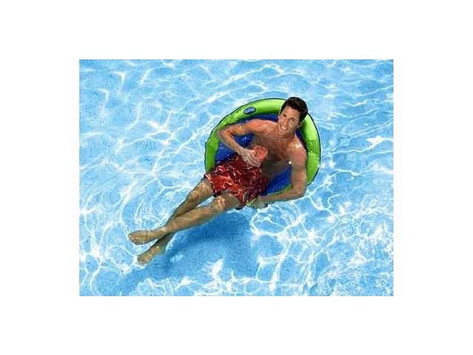 Spring Float Papasan- Blue/Green