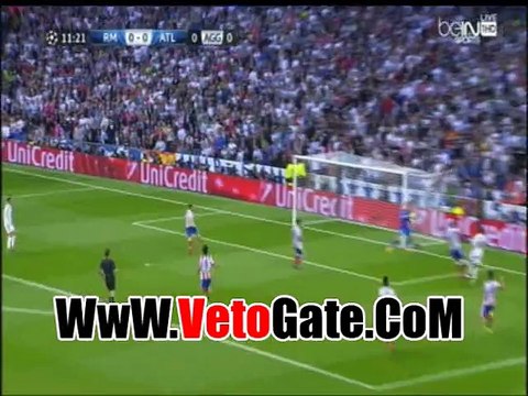 تشيتشاريتو يهدر فرصه الهدف الاول امام شباك اتلتيكو مدريد