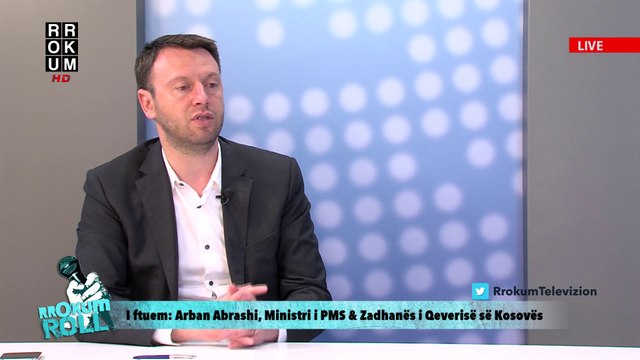 RROKUM ROLL - Arban Abrashi, Ministri i PMS & Zadhanës i Qeverisë së Kosovës