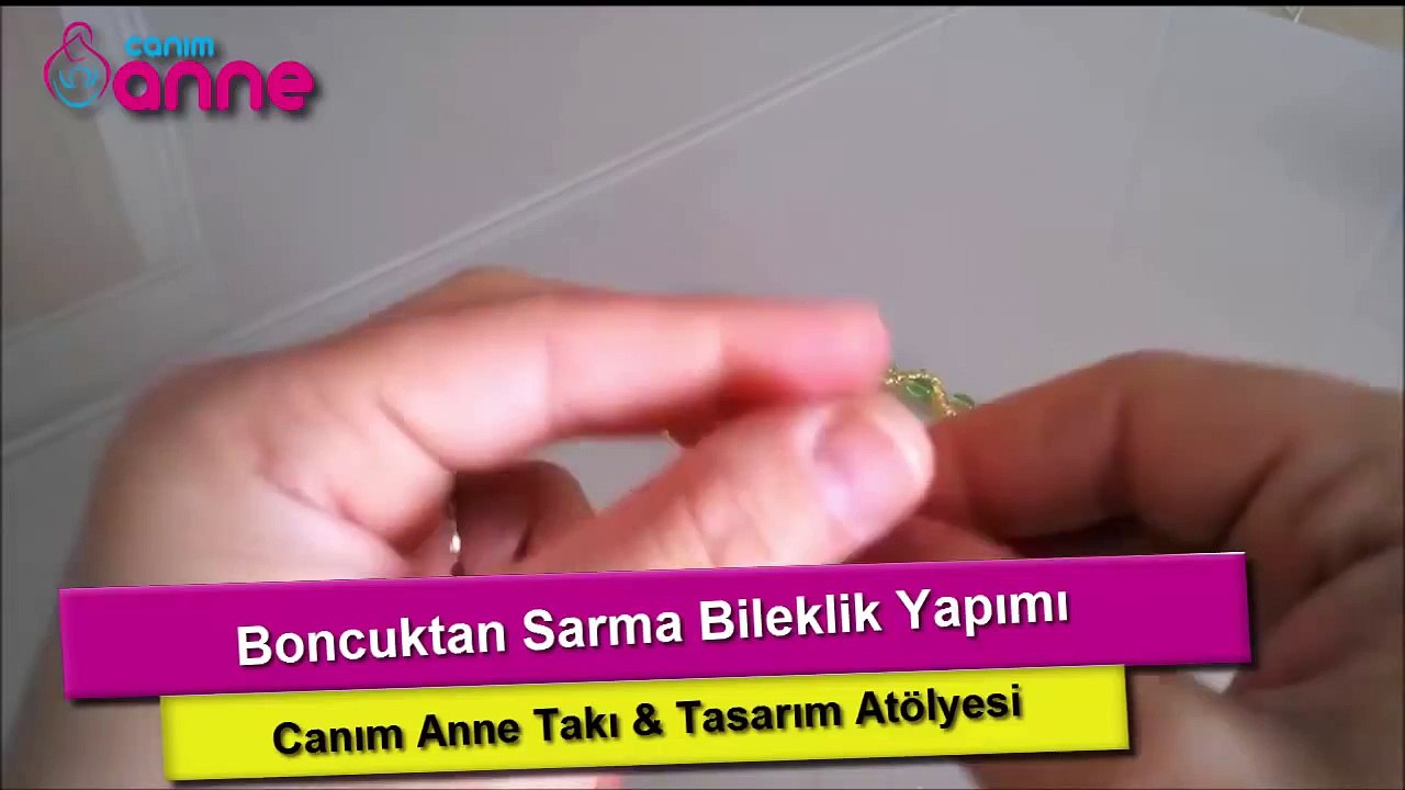 Boncuktan Sarma Bileklik Yapımı