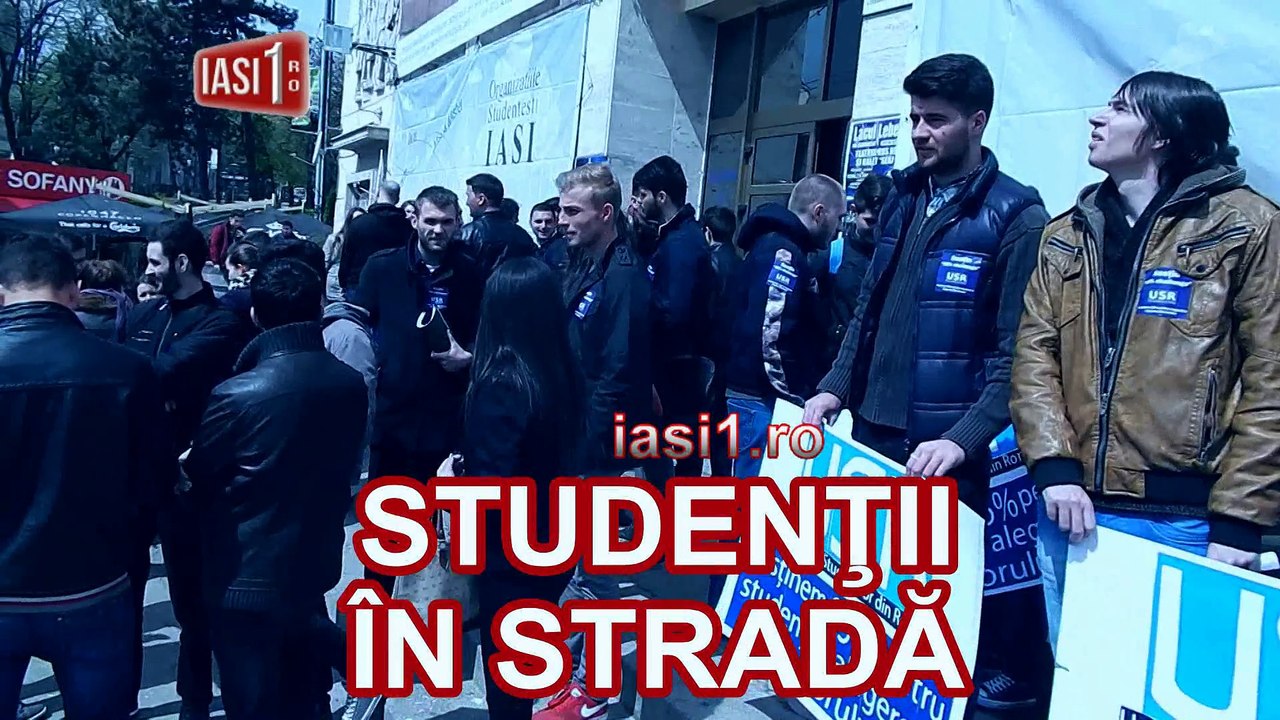 Studentii din Iasi in strada