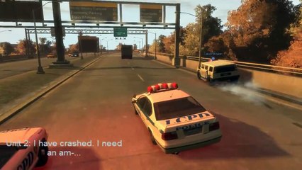 GTA IV: Realistic Police Chase With Trucker!