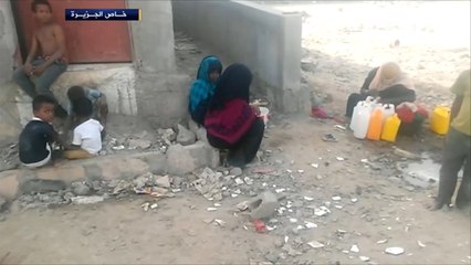 أوضاع إنسانية صعبة في مخيم النزوح بأبين