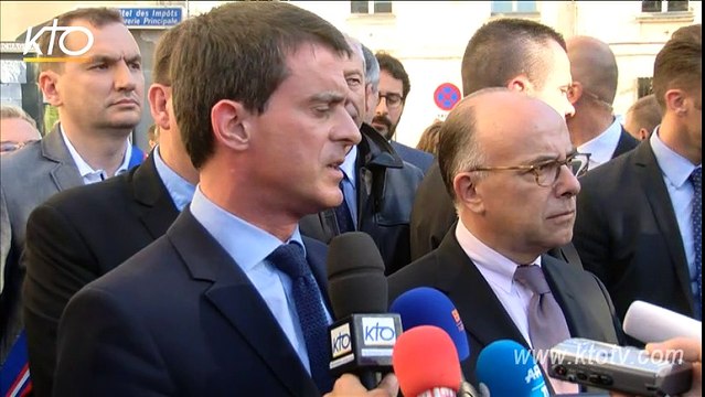 Manuel Valls : Les catholiques de France étaient visés