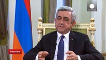 O Πρόεδρος της Αρμενίας μιλάει στο euronews για τα 100 χρόνια από την γενοκτονία