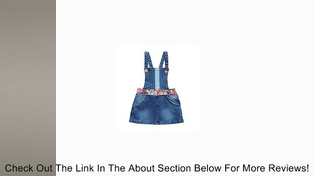 eTree Little Girls' Infant Baby 100% Cotton Denim Braces Floral Bowknot Skirts Review
