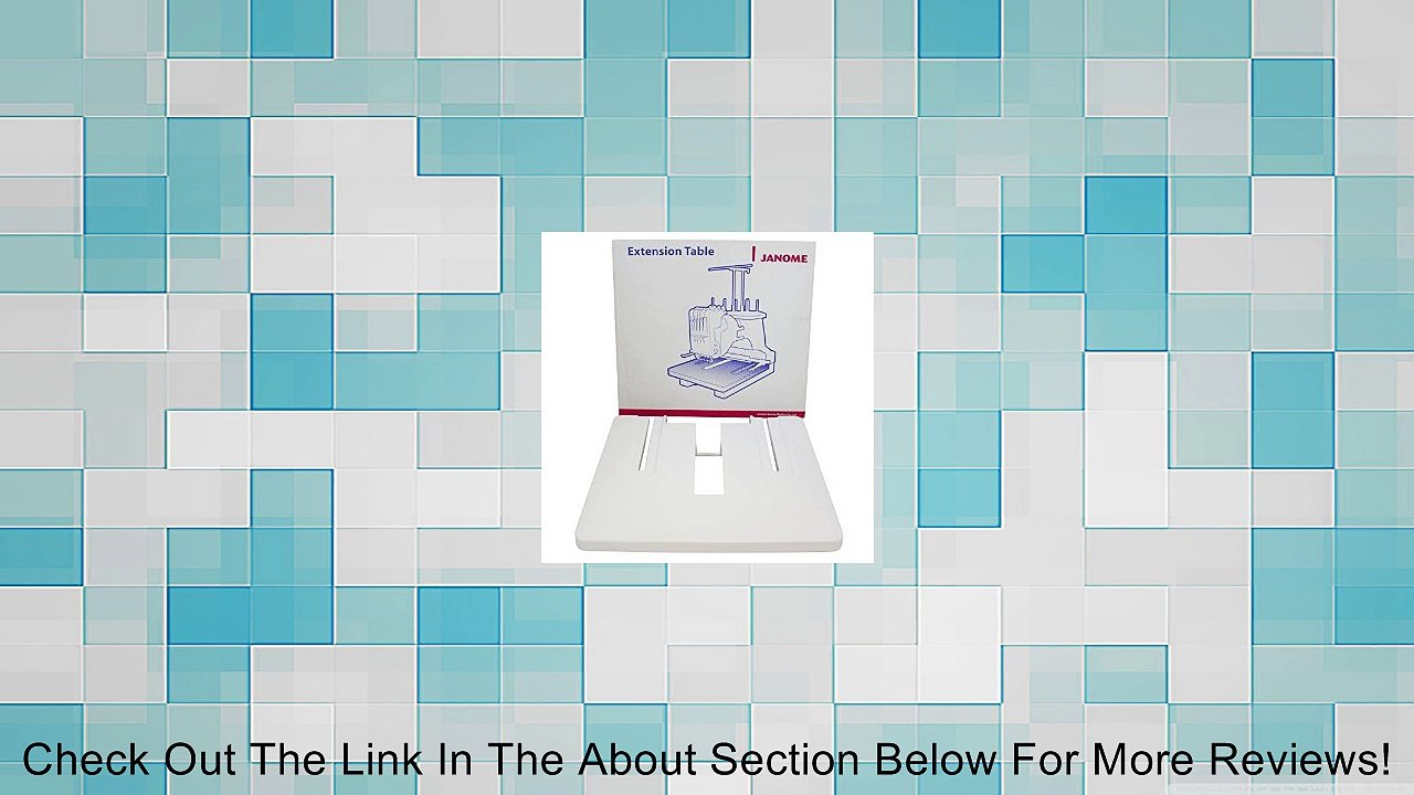 Janome MB-4 Extension Table Review