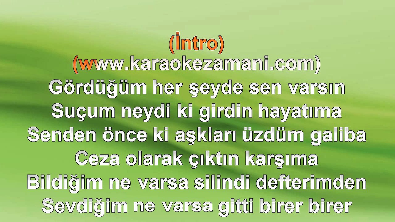 Doğuş - Ceza - 2006 TÜRKÇE KARAOKE