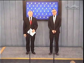 Poseł Adam Abramowicz - konferencja z 22 kwietnia 2015 r.