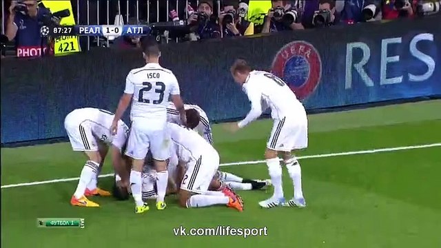 Javier Hernandez Goal | Real Madrid 1 - 0 Atletico Madrid | Champions League