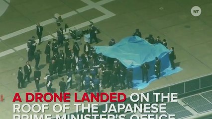 Drone Found On Roof Of Japanese Prime Minister's Office
