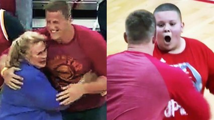 JJ Watt Dances Ridiculously, Makes Kid's Day After Rockets Win Game 2