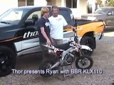 Ryan Villopoto Gets New BBR KLX110 from Thor