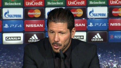 Simeone: "Me voy orgulloso de mi equipo"