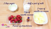 How To Make Strawberry Milkshake