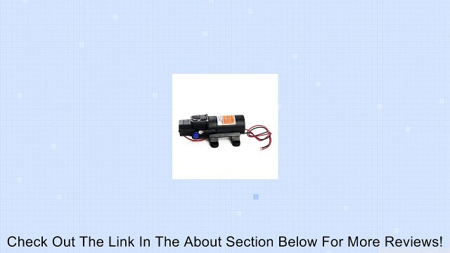 MarineNow's 12V SEAFLO Water Pressure Diaphragm Pump 4.3 L/min 1.2 GPM 35 PSI - Caravan/rv/boat/marine Review