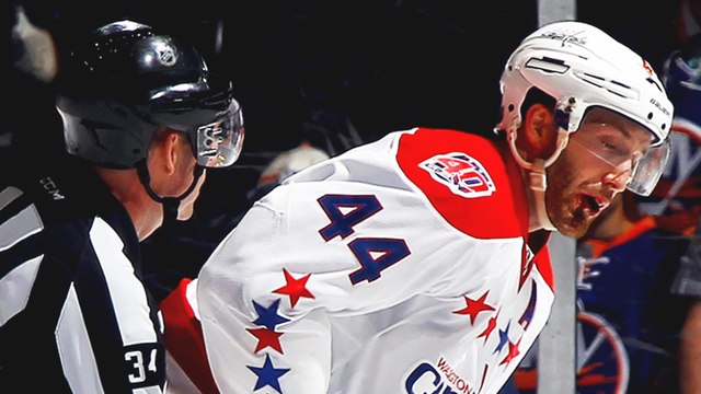 Brooks Orpik Takes Skate to His Face, Also Gets Hit With Beer