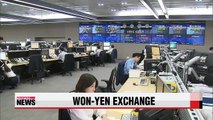Korean won hits 7-year high against Japanese yen