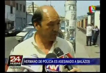 Asesinato en Carabayllo: víctima era hermano de policía