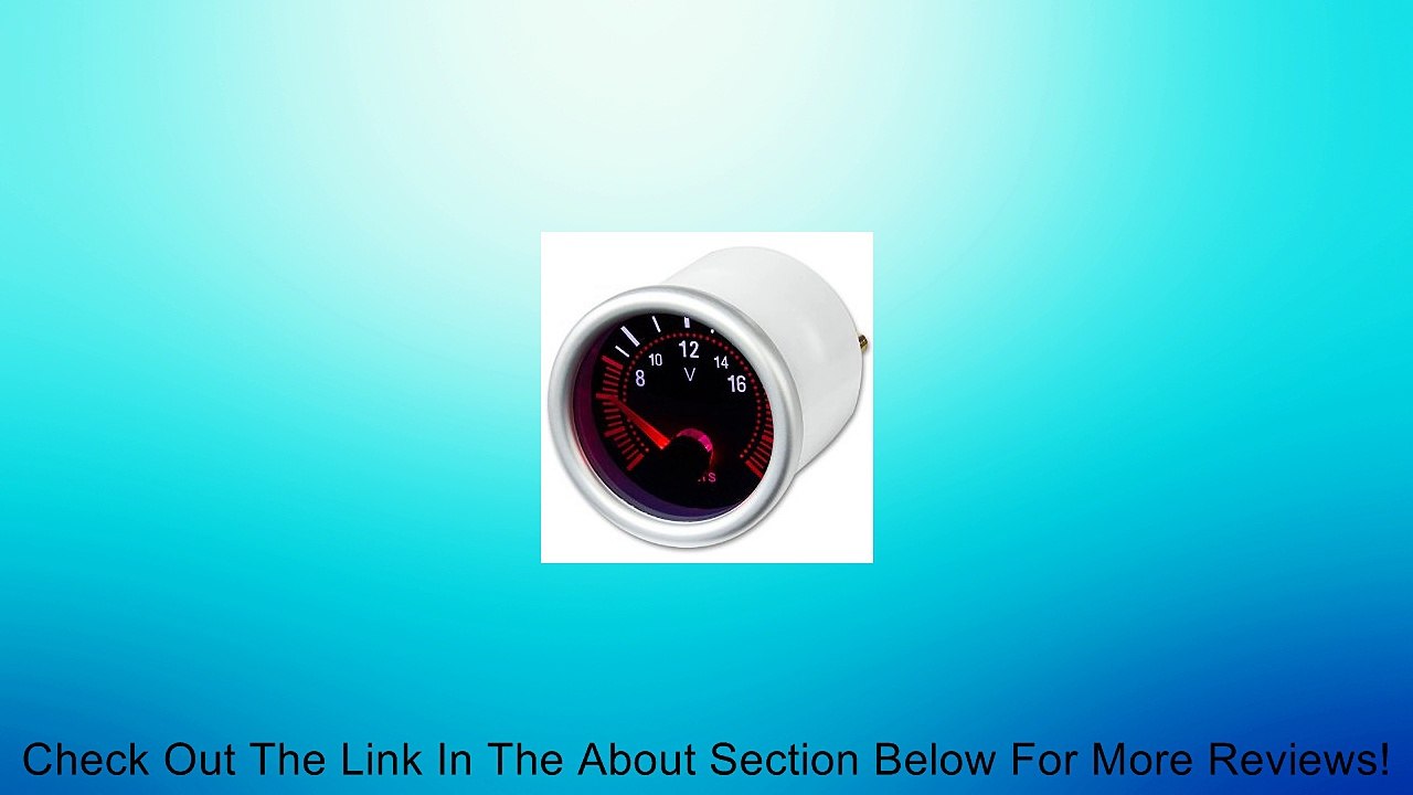 2" 52mm Smoke Tinted Voltage Voltmeter Gauge Meter Review