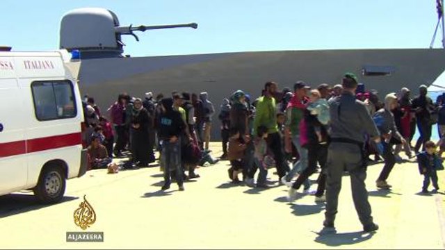 Many children among migrants rescued in Mediterranean