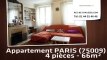 A vendre - appartement - PARIS (75009)  - 66m²