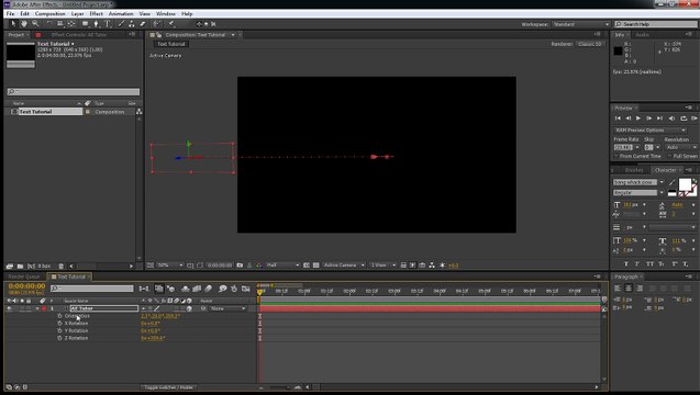 AE Tutor: Text Tutorial 03 - Animate Text Basics