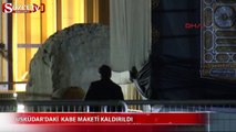 Üsküdar'daki Kabe maketi kaldırıldı