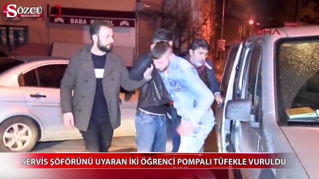 Tenefüse çıkan öğrenciler pompalı tüfekle vuruldu!