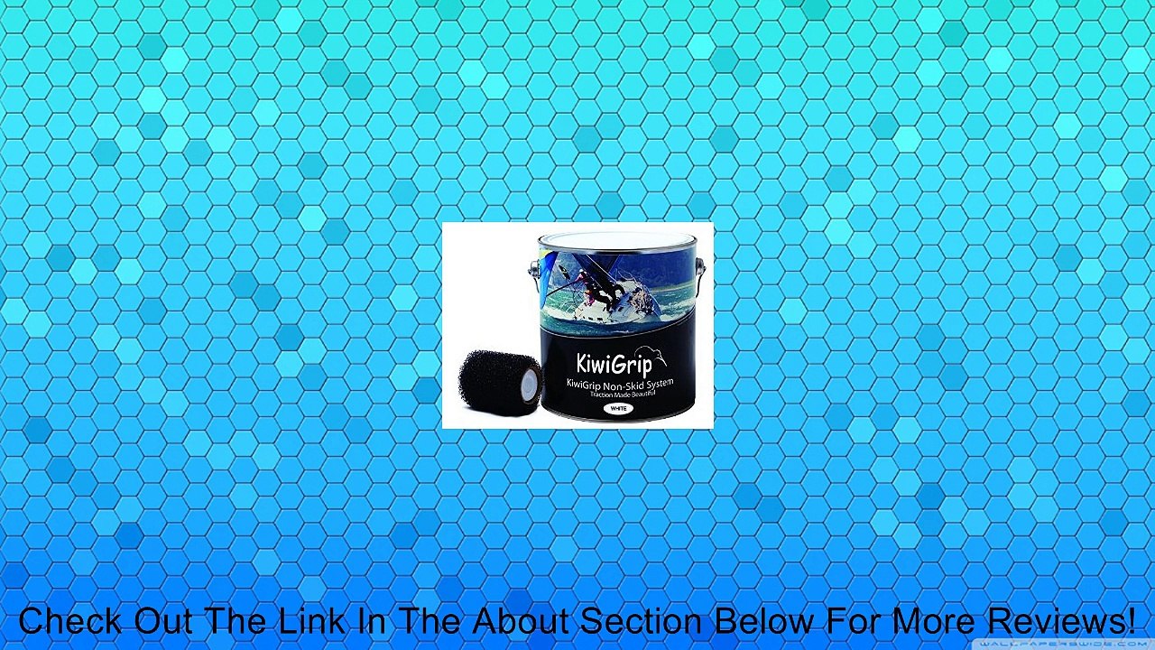 Kiwi Grip Non-Skid Deck System, White, 4 Liter with Roller Review