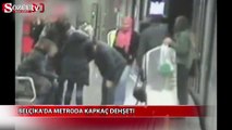 Belçika'da metroda kapkaç dehşeti
