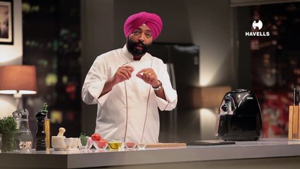 Aloo Chaat with Havells Air fryer by Chef Harpal Singh Sokhi