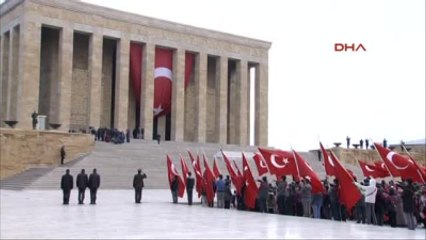 İlk Tören Anıtkabir'de 2