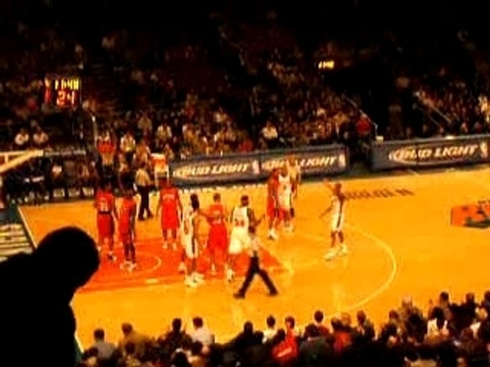 Match N.Y Knicks coup d'envoi