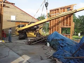 Stupid people and heavy equipment dont mix.