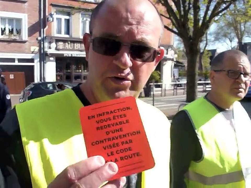 Douai : des amendes pour des piétons imprudents