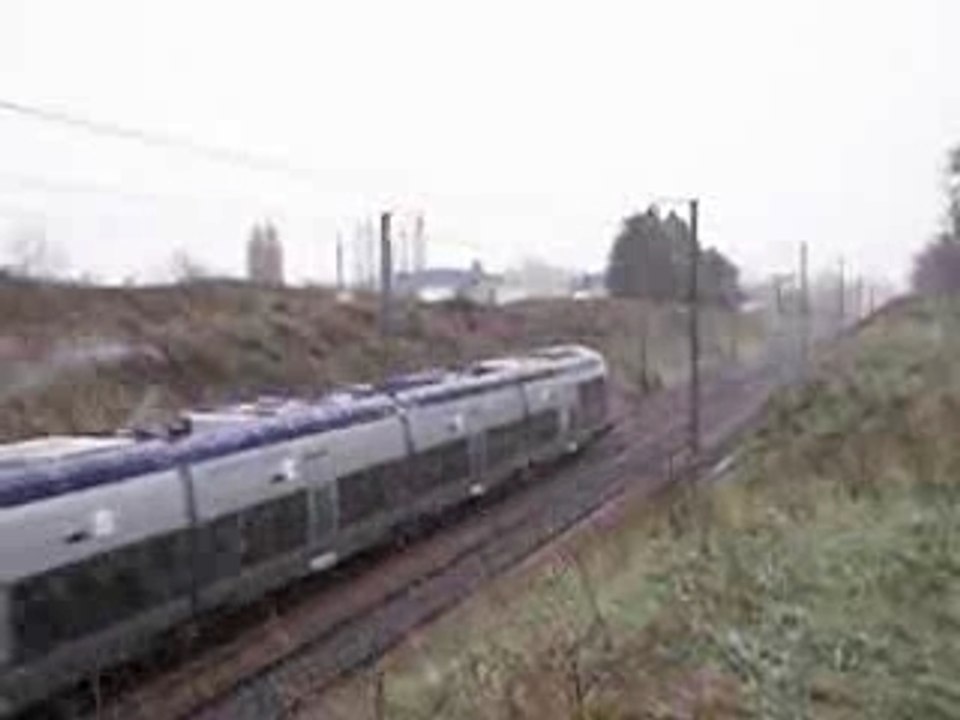 Un AGC sous la neige