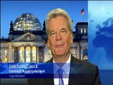 Interview mit dem Bundespräsidenten Kandidat Joachim Gauck