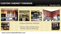 Custom cabinate refinishing & kitchen cabinet refacing  San Macros