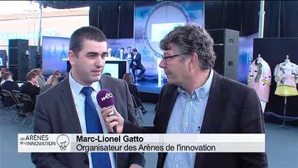 Marc-Lionel Gatto créateur des Arènes de l'Innovation présente la jounrée