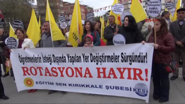 Kırıkkale - Eğitim-Sen'den Atama ve Yer Değiştirme Yönetmeliğine Tepki