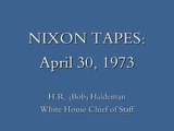 NIXON TAPES: Nixon Drunk over Watergate (Haldeman)