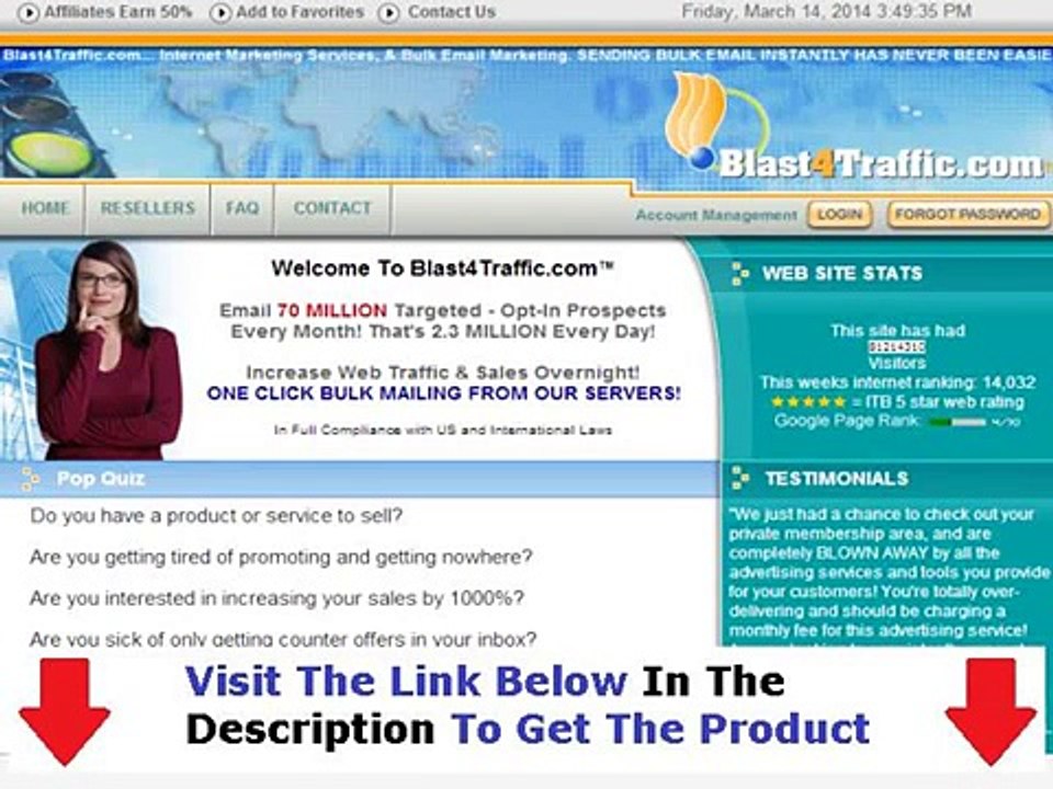 Get Blast 4 Traffic Bonus + Discount
