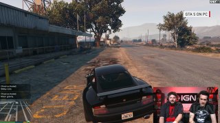 GTA 5 on PC Cheat Codes Vs Freight Train  IGN Plays