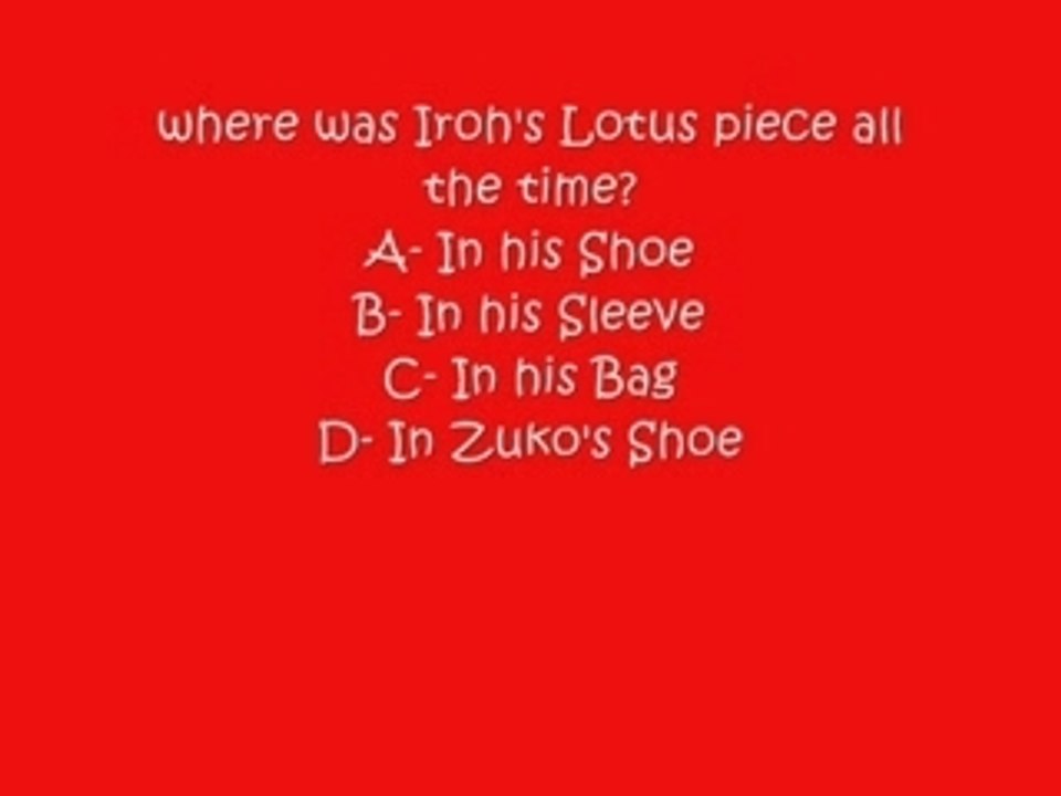 TL-Buis Team Avatar Quiz #1 (Easy)