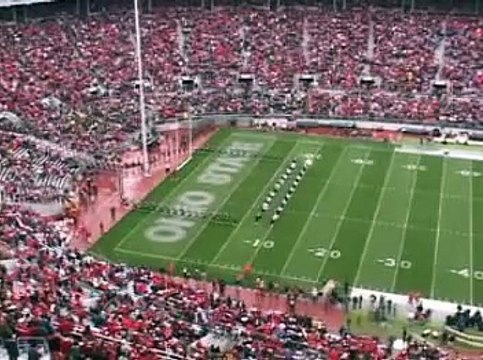 Ohio State Marching Band Ramp Entrance