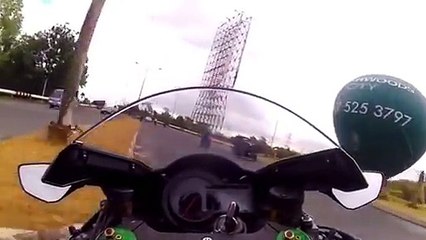 Kawasaki H2 Tăng tốc kinh hoàng trên đường phố