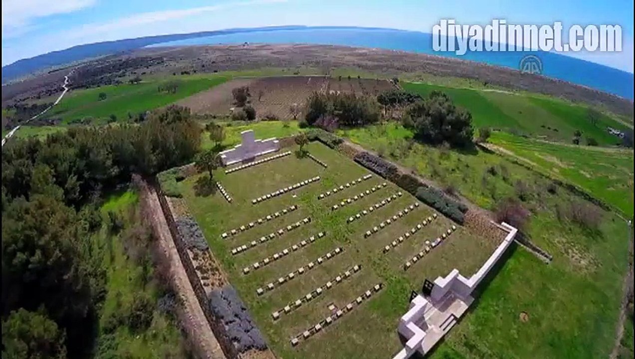 Havadan Anzak koyu ve tören alanı